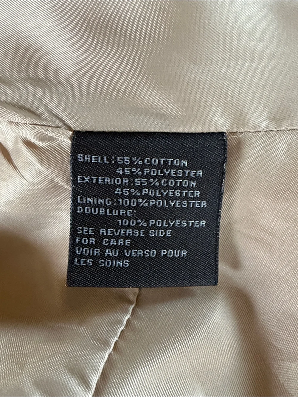 Steve Madden Classic Beige/Tan Women's Trench Coat with Belt - size large